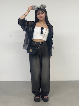 saraさん（レディース・154cm）の夏コーディネート