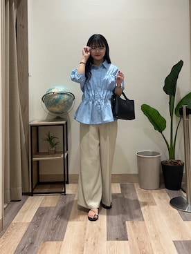 saraさん（レディース・154cm）の夏コーディネート