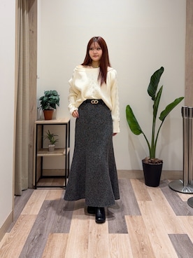 saraさん（レディース・154cm）の冬コーディネート