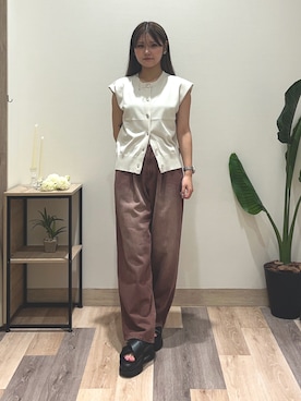 saraさん（レディース・154cm）の夏コーディネート