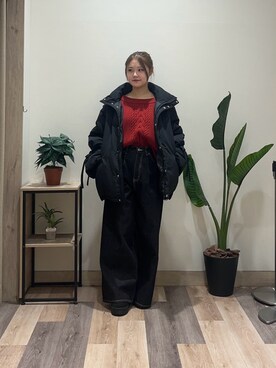 saraさん（レディース・154cm）の冬コーディネート