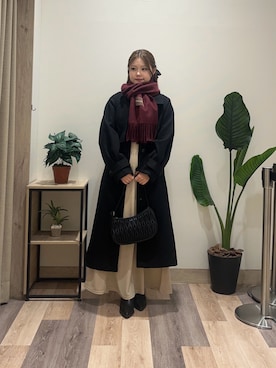 saraさん（レディース・154cm）の冬コーディネート