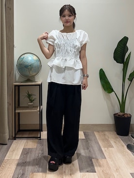 saraさん（レディース・154cm）の夏コーディネート