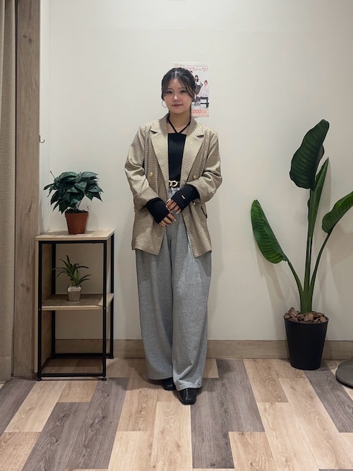 GOLDボタンテーラードジャケット（テーラードジャケット）｜Thevon