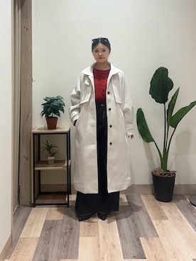 saraさん（レディース・154cm）の冬コーディネート