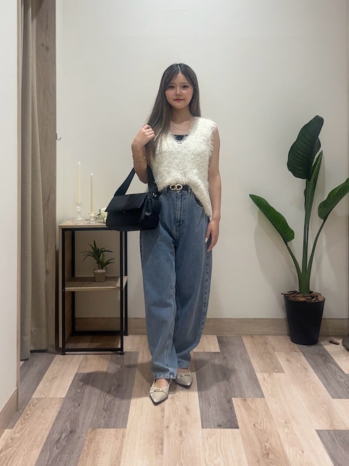 カーブデニムパンツ（デニムパンツ）｜Thevon（ゼボン）の