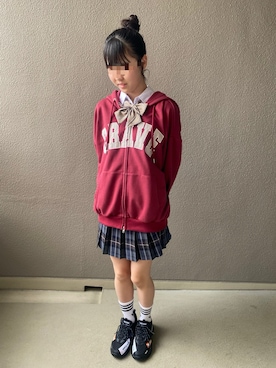 「AKIII CLASSIC（アキクラシック）のアイテム」を使った、osecchiiさん（キッズ・153cm）の春コーディネート