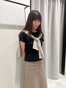 「LAATO（ラート）のアイテム」を使った、hikariさん（レディース・158cm）の春コーディネート