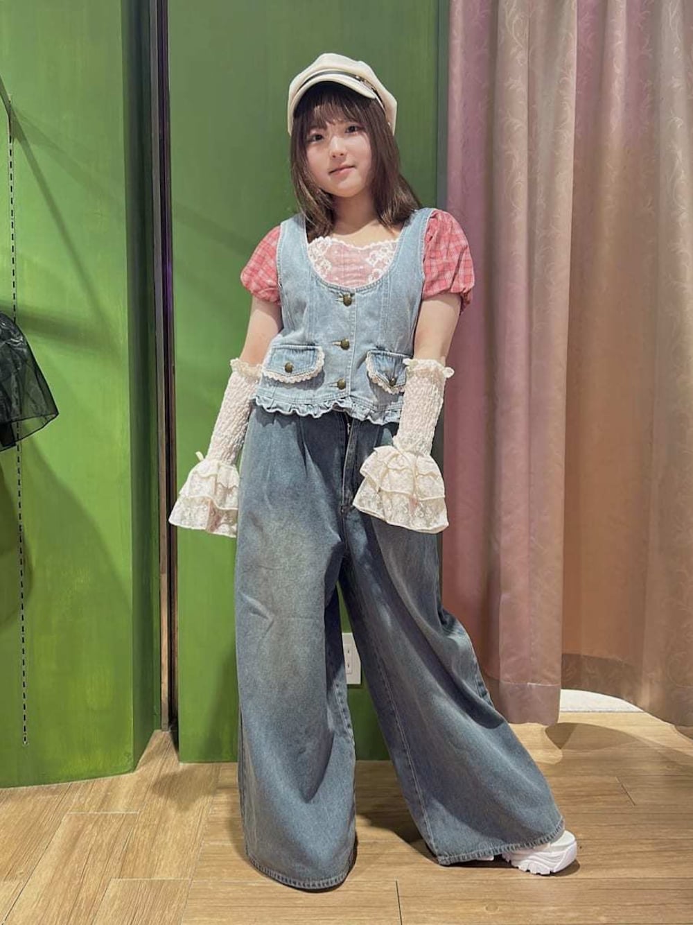トップスを使った「森ガール」のレディース人気ファッション