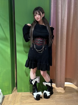 「アイテム（その他アンダーウェア/インナー）」を使った、あんじゅさん（レディース・145cm）の秋コーディネート