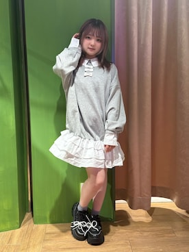 「アイテム（ワンピース/ドレス）」を使った、あんじゅさん（レディース・145cm）の秋コーディネート