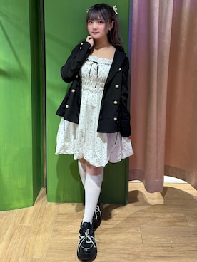 「アイテム（チュニック）」を使った、あんじゅさん（レディース・145cm）の秋コーディネート