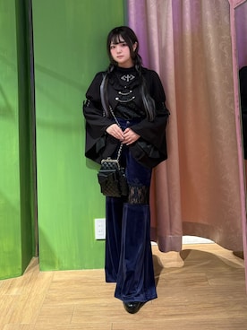 「アイテム（Tシャツ/カットソー）」を使った、あんじゅさん（レディース・145cm）の秋コーディネート