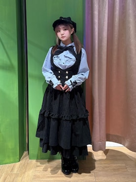 「アイテム（ワンピース/ドレス）」を使った、あんじゅさん（レディース・145cm）の秋コーディネート