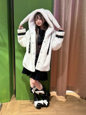 「アイテム（その他アンダーウェア/インナー）」を使った、あんじゅさん（レディース・145cm）の秋コーディネート