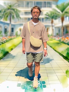 「アイテム（レッグウェア）」を使った、カトウトモタカさん（メンズ・164cm）の秋コーディネート