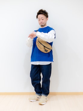 「ほめられ本命コーデ」｜「アイテム（アナログ腕時計）」を使った、カトウトモタカさん（メンズ・164cm）の冬コーディネート