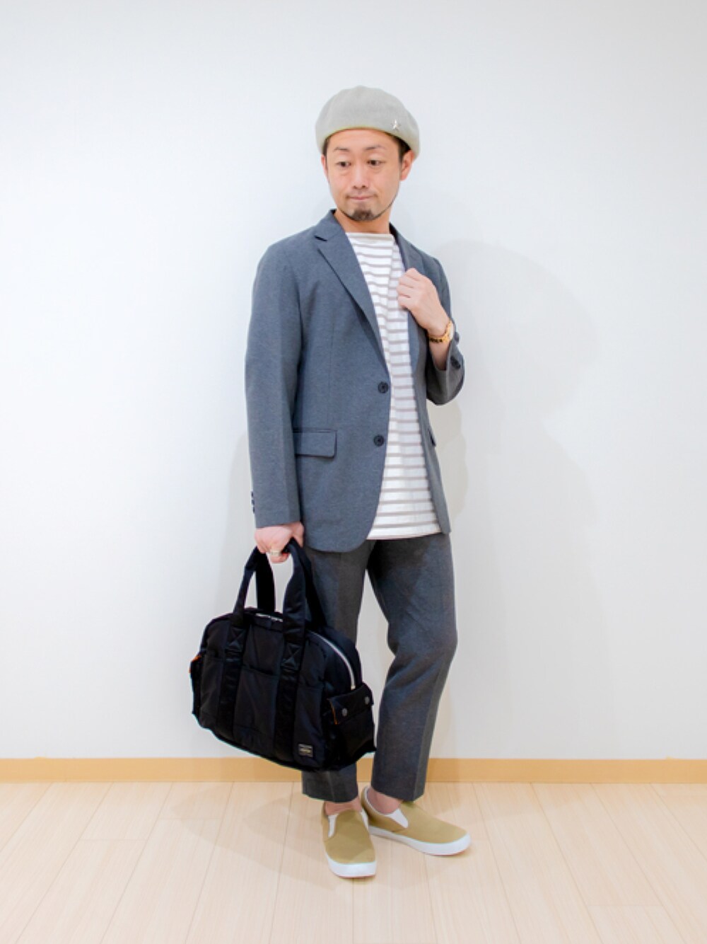 カトウトモタカ｜GUのテーラードジャケットを使ったコーディネート - WEAR