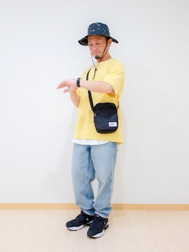 「KiU」｜カトウトモタカさん（メンズ・164cm）の夏コーディネート