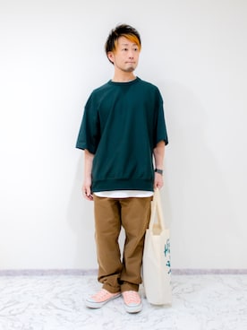 「TIMEX（タイメックス）のアイテム（アクセサリー）」を使った、カトウトモタカさん（メンズ・164cm）の秋コーディネート