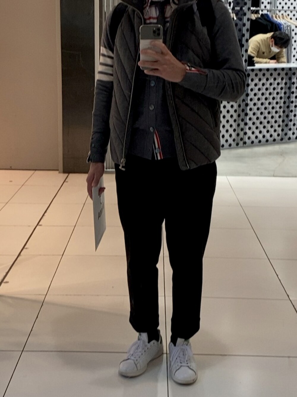 THOM BROWNE トムブラウンハンドメイド ギンガムチェックナイロンコート THOM BROWNE トムブラウンハンドメイド ギンガムチェック