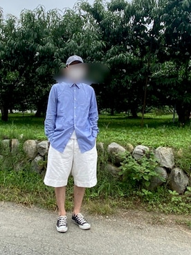 「CONVERSE（コンバース）のCONVERSE コンバース ALL STAR OX オールスター オックス　（スニーカー、ブラック系）」を使った、myouさん（メンズ・171cm）の秋コーディネート