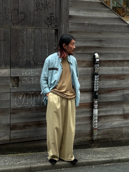 Toironier/トワロニエ/２Tuck CHINO Pants