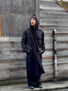 「Toironier（トワロニエ）のアイテム（ブルゾン）」を使った、よっしーさん（メンズ・168cm）の冬コーディネート