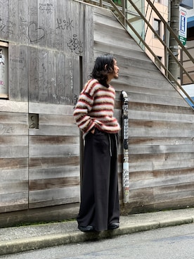 「SHINYAKOZUKA（シンヤコヅカ）のアイテム」を使った、よっしーさん（メンズ・168cm）の秋コーディネート