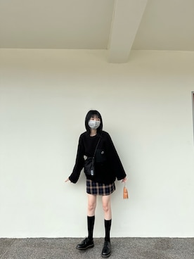 「skirt」｜「アイテム（ブーツ）」を使った、慊莫QMさん（レディース・165cm）の秋コーディネート