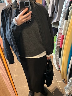 「Dr. Martens（ドクターマーチン）のDr.Martens  CHELSEA BOOT（ブーツ）」を使った、HITOMIさん（レディース・163cm）の冬コーディネート