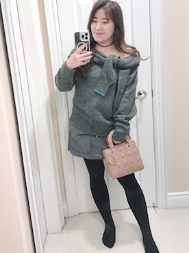「ZARA（ザラ）のアイテム（スカート）」を使った、ViviaN😊さん（レディース・163cm）の春コーディネート