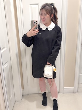 「アイテム（バックパック/リュック）」を使った、ViviaN😊さん（レディース・163cm）の秋コーディネート