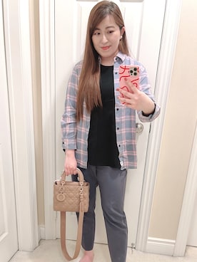 「joe's （ジョーズ）のアイテム」を使った、ViviaN😊さん（レディース・163cm）の春コーディネート