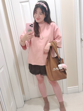 「EMIS（イミス）のアイテム」を使った、ViviaN😊さん（レディース・163cm）の夏コーディネート
