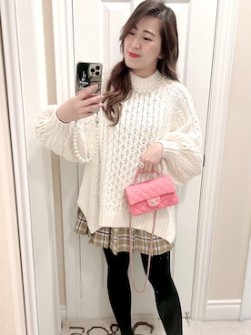 「Simone Rocha（シモーネロシャ）のアイテム」を使った、ViviaN😊さん（レディース・163cm）の冬コーディネート