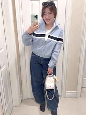 「アイテム（バックパック/リュック）」を使った、ViviaN😊さん（レディース・163cm）の秋コーディネート