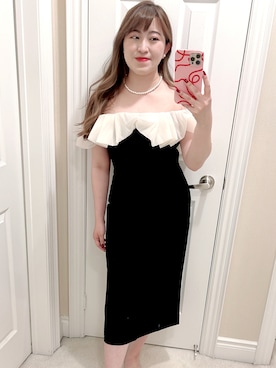 「no brand（ノーブランド）のアイテム（ドレス）」を使った、ViviaN😊さん（レディース・163cm）の夏コーディネート