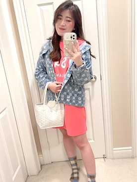 「MSGM（エムエスジーエム）のアイテム（ワンピース/ドレス）」を使った、ViviaN😊さん（レディース・163cm）の夏コーディネート