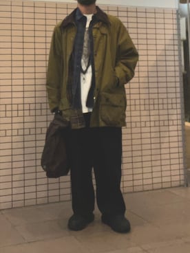 「WhoWhat（フーワット）のアイテム（トップス）」を使った、akkyさん（メンズ・174cm）の冬コーディネート