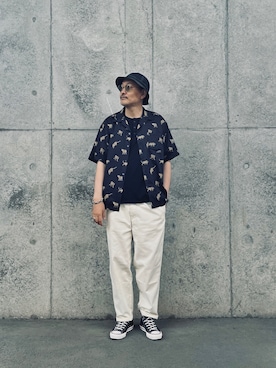 「THE FACTORY MADE（ザ ファクトリー メイド）のアイテム」を使った、matsuuraさん（メンズ・189cm）の春コーディネート