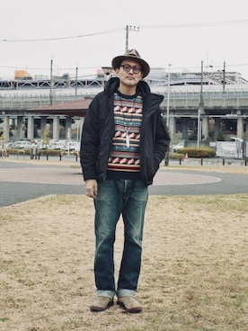 matsuuraさん(メンズ・189cm)の冬コーディネート