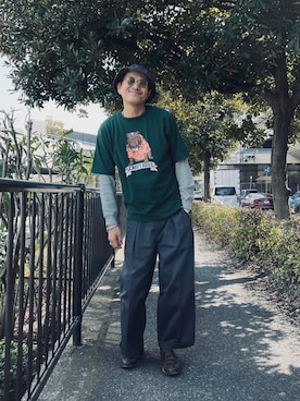 「THE FACTORY MADE（ザ ファクトリー メイド）のアイテム」を使った、matsuuraさん（メンズ・189cm）の春コーディネート