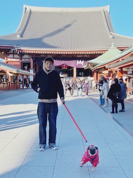 matsuuraさん（メンズ・189cm）の冬コーディネート