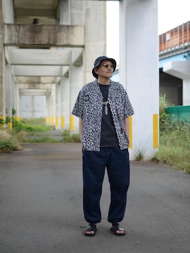 matsuuraさん（メンズ・189cm）の夏コーディネート