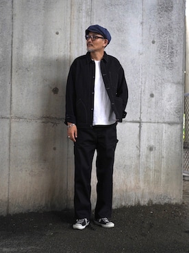 「schott（ショット）のアイテム（その他アウター）」を使った、matsuuraさん（メンズ・189cm）の夏コーディネート