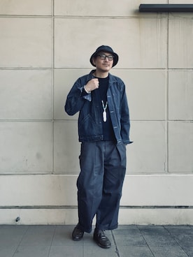 「THE FACTORY MADE（ザ ファクトリー メイド）のアイテム」を使った、matsuuraさん（メンズ・189cm）の冬コーディネート