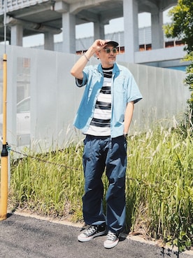 matsuuraさん（メンズ・189cm）の夏コーディネート