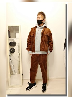 「アイテム（ブルゾン）」を使った、Toshiさん（メンズ・168cm・30代）の冬コーディネート