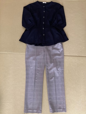 「Honeys（ハニーズ）のアイテム（シャツ/ブラウス）」を使った、Chiiさん（レディース・158cm）の春コーディネート